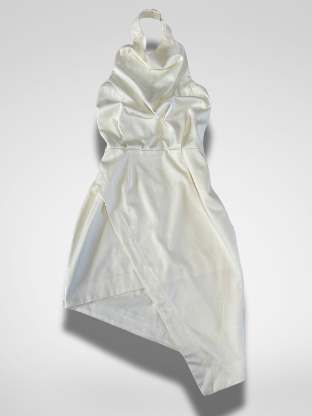 Elliatt Halter Neck White Mini Dress